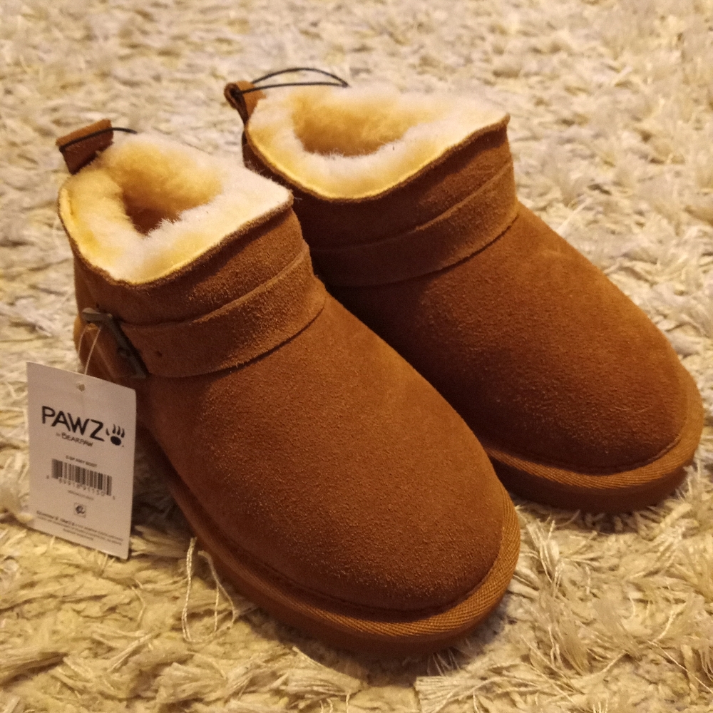 PAWZ YOUTH GENUINE SUEDE GIRLS BOOT